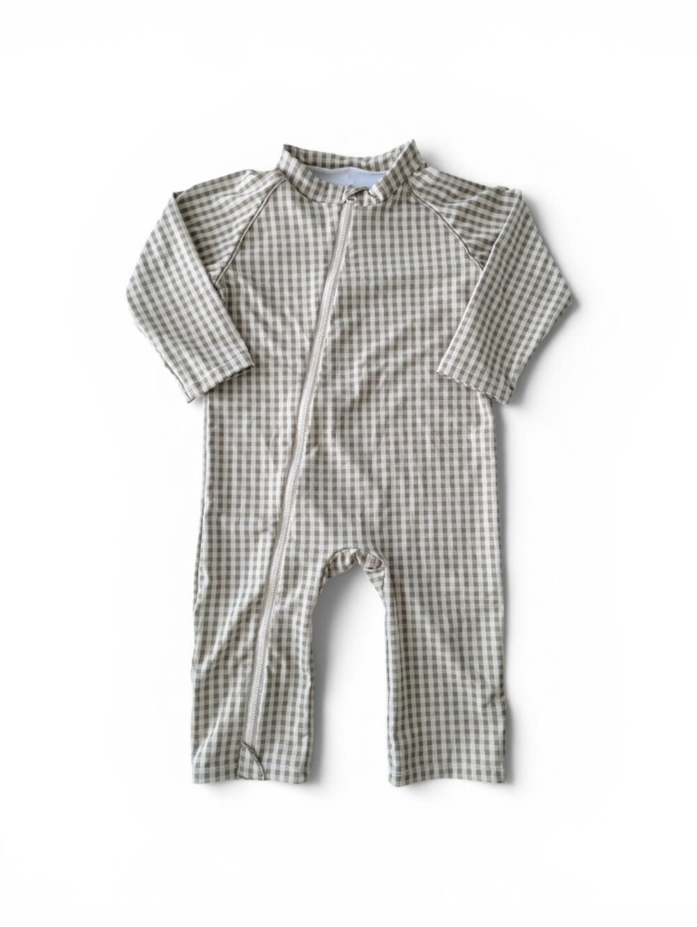 Stonz Green Gingham Sun Suit, 12-18 months